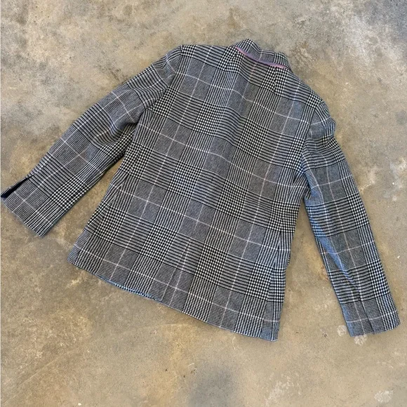 J. Crew Black and White Checkered Blazer - Picture 5 of 5